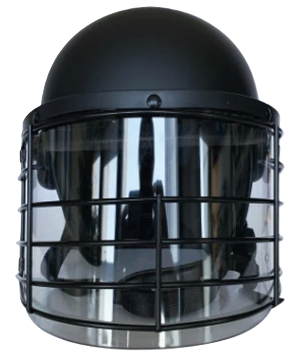 Casco de seguridad de la policia